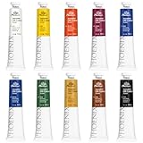 PHOENIX 油絵具 10色セットの大容量シングルチューブ - 10x50ml（1.69オンス）