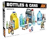 AKインタラクティブ(Ak Interactive) 1/35 情景アクセサリー ボトル＆缶セット プラモデル 組立キット AK35018