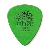 (12 Pack, .88mm Green) - Dunlop Tortex Standard .88mm Green Guitar Pick - 12 Pack