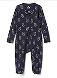 BabyGAP クマプリントが可愛いカバーオール 足付き