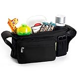 meolin Stroller Organizer forスマートMoms withカップホルダーextra-largeストレージスペースfor iPhone、ウォレット、おむつ