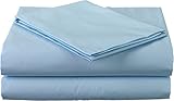 American Baby Company 100% Cotton Percale Toddler Bedding Sheet Set, Blue, 3 Piece