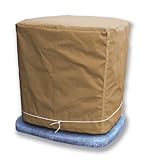 Outdoor Air Conditioner Cover 30X30X36 - Ultimate Sunbrella Canvas - Beige by SugarHouse Custom Cove