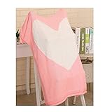 makaor Kidsニットブランケットキュートなハートシェイプ寝具キルト再生Blanket Throw Blanket Crib Wrap Blanket by Size:78cmx100cm/30