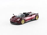TrueScale Miniatures MINI GT 1/64 パガーニ ウアイラ ロードスター ロッソモンツァ 右ハンドル 完成品