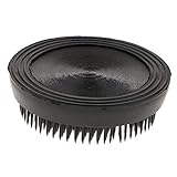 KESOTO 高品質　耐久性　防錆　滑り止め　剣山　花器　生け花用　黄銅針　ブラック　全23種 - 直径80mm（針長さ13mm）