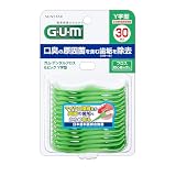 GUM(ガム) デンタルフロス&ピック Y字型 糸付きようじ 歯間ケア 30本入 単品