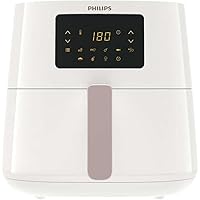 Philips Essential Airfryer with Rapid Air Technology, 1.2Kg, 6.2L, 2000 Watt, 5 portions, White (HD9270/21)