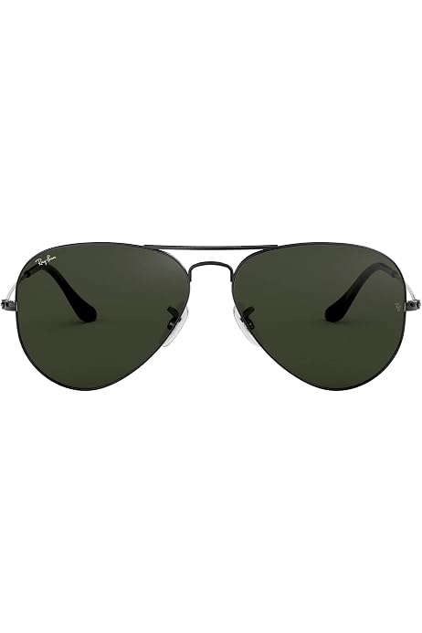 Ray-Ban 0RB3025 Aviator Metal Non-Polarized Sunglasses, Black/Grey Green,  58mm : Amazon.com.au: Clothing, Shoes \u0026 Accessories