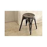 大川家具 GART スツール 1260 ブラック