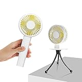 【最新版】携帯扇風機 手持ち&卓上の2in1扇風機 扇風機 USB充電 3000mAhハンディ扇風機 3段階風量 8時間連続運転 静音性 持