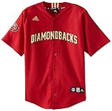 MLB Arizona Diamondbacks少年のスクリーン印刷チームカラー野球ジャージー XL レッド