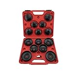 Harpow 自動エンジンツール 15 PC キャップタイプのオイルフィルタレンチセット