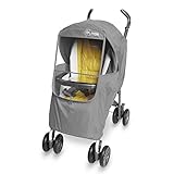 雨はもちろん、寒さや風、有害物質も防げる！オールシーズン用 マニト　エレガンスプラス　ベビーカーカバー　 (グレー)