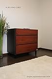 【 Bm 】ローチェスト 80-3段 北欧ミッドセンチュリー(レトロ) なグッドデザイン ブラウン色のシンプルな3段リビングチェスト アルダー集成材 安心の日本製 オリジナルデザイン