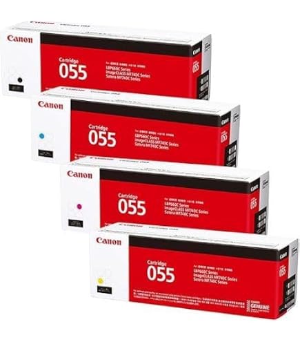 Amazon.co.jp: Canon 純正 055 CMY カラートナーカートリッジセット