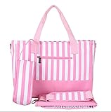 マザーズバッグ 2way ママバッグ ピンク ハンドバッグ ショルダーバッグ シンプル 軽量 ベビー用品収納バッグ