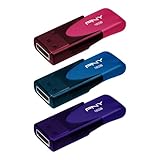 PNY 16GB Attaché 4 USB 2.0 フラッシュドライブ 3個パック