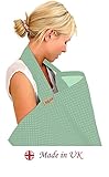BebeChic *100% Cotton* Breastfeeding Cover *105cm x 69cm* - with drawstring Storage Bag - Boned Nurs