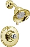 Delta T14255-PBLHP Victorian Monitor 14 Series Shower Trim without Handle, Polished Brass [並行輸入品]