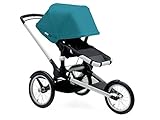 Bugaboo 2015 Runner Stroller Complete Set with Petrol Blue Canopy and Adapter by Bugaboo Strollers
