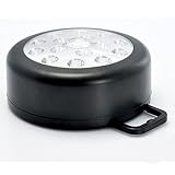 Sourcingbay ポータブル PIR LED ライト - モーション検出 3M ブライト ホワイト ライト(黒)
