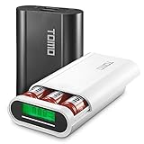 Tomo m3 USB LCD表示Detachable Moblie電源18650充電器3slots (ランダム:カラー)