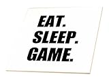CT _ 180406 InspirationzStore Eat Sleepシリーズ – Eat Sleep Game – Funゲーマーのためのギフト – ブラックテキスト – ビデオpro-ga