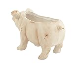Deco 79 79928 Adorable Pig Flower Pot, Cream by Deco 79