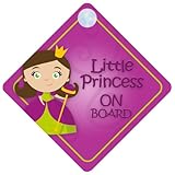 LP012 Little Princess On Board Car Sign New Baby / Child Gift / Present / Baby Shower Surprise by my