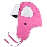 kaopuren厚みスキーハットアウトドア秋冬暖かいEarmuffs Leifeng Hats 1 ピンク KP-M001