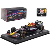 HTLNUZD Bburago 2023 1/43 F1 RB19# 1マイアミ CP 合金 レーシング フォーミュラワン レッドブルRB19#1Verstappen 大人用ダストカバー ダイカストモデル