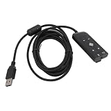 USB サウンド カード USB - 3.5mm ジャック オーディオ アダプター、仮想 7.1 サラウンド サウンド、for Cloud II 用 USB アダプター、for