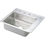 Elkao|#Elkay DRKAD252245R4 18 Gauge Stainless Steel 25 Inch x 22 Inch x 4.5 Inch single Bowl Top Mou
