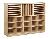 ECR4Kids Birch Multi-Section Storage Cabinet [並行輸入品]