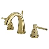 キングストン真鍮ks296 El Elinvar Widespread洗面所蛇口 8-Inch Adjustable Center KS2962EL