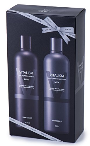 バイタリズム(VITALISM) スカルプケア メンズ 2点 セット < シャンプー＆コンディショナー > ノンシリコン男性用 （ シャンプー 350ml ）（ コンディショナー 350ml ）