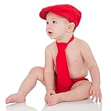 juDanzyベビー男の子ギフトボックスCabbie帽子セット カラー: レッド