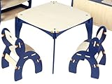 Kids Preferred Buildex Freedom Table and Chair Set, Majestic Blue [並行輸入品]