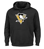 NHLメンズフェルトTekパッチフード付きフリースセーター XL ブラック