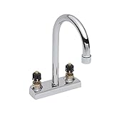 American Standard 7400.00.002 Heritage Centerset Gooseneck Lavatory Faucet, Less Handles, Polished C