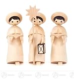 キャロルの歌手の聖歌隊は x の深さ 2 cmx8,5 cmx3 cm の鉱石山のクリスマス図木図の未塗装の幅 X の高さを計算します