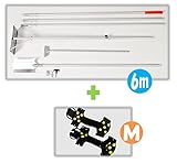 【数量限定】多機能雪降ろし＆雪庇落とし＆凍雪除去用ヘラセット6Ｍ（日本製）とワンタッチスノースパイクＭセット