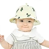 Ruideng ベビー 赤ちゃん 帽子 キャップ 子ども 子供 日差し UV コットン 綿 カクタス 春 夏 秋 ユニセックス 男の子 女の子 ユニセックス お出かけ 紫外線対策 (48ヤード, イエ