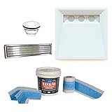 Transolid k4747l-pro-slbs k4747l-pro-slbs 47 – 1 / 4-in X 47 – 1 / 4-in truedek LinearシャワーベースキットPro防