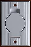 Household Supplies & Cleaning WHITE Standard Central Vacuum Wall Valve Inlet for Built-in Vacuum Cle