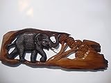 Wooden Carved Wall Hanging Hand Carvingチーク材木製