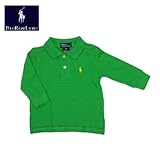 ＲＡＬＰＨ ＬＡＵＲＥＭ【ラルフローレン】ＢＡＢＹ 長袖ボーダーポロシャツ/グリーン