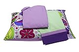 Bacati - Botanical Purple Toddler Sheet Set by Bacati