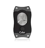 Colibri s-cutシガーカッターwith ez-cut Back 61リングゲージブラック&ガンメタル